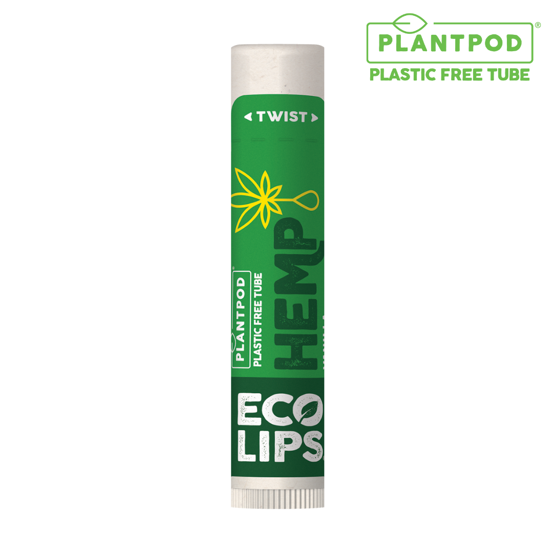 Hemp Vanilla Plant Pod® Organic Lip Balm, 0.15 oz.