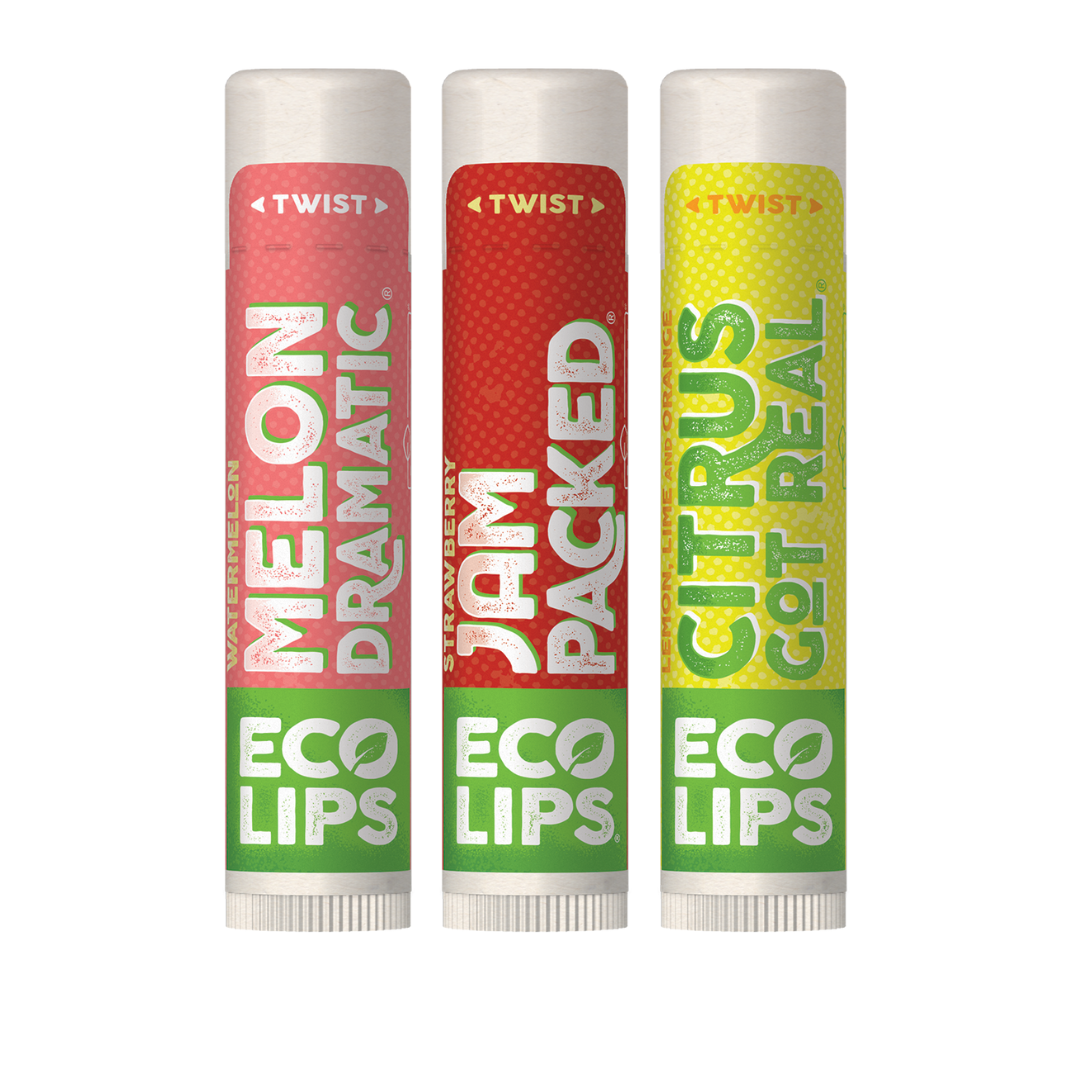 Freshly Squeezed Plant Pod® Lip Balm Variety, 3-Pack